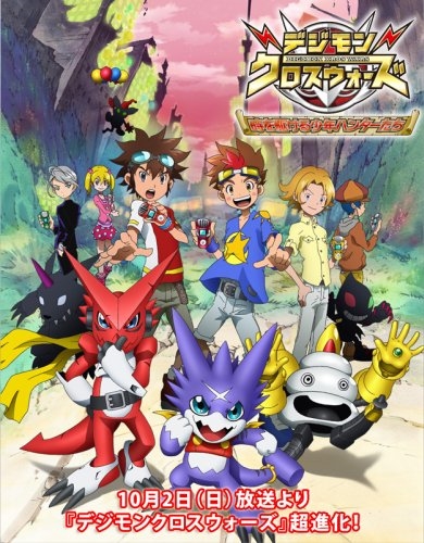Постер Перекрёстные войны Дигимонов 3